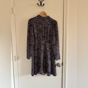 LOFT Women’s Dress Size 4 NWT Floral Print Long Sleeve Mini Dress